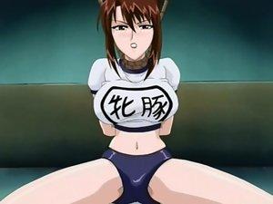busty hentai gets fingering her wetpussy and deep poking