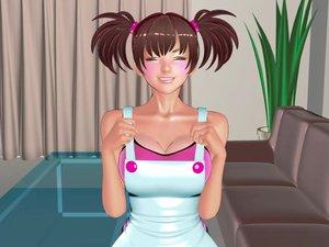 busty hentai oralsex and deep fucked on the bed