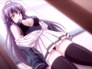 busty hentai sucking bigcock and swallowing cum