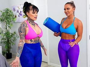evicted teen sadie west gets a deep throat punishment from landlo