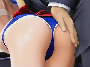 hentai bitch gets huge facial