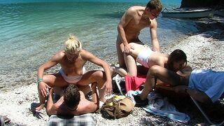 pink-haired girl takes a hard dick