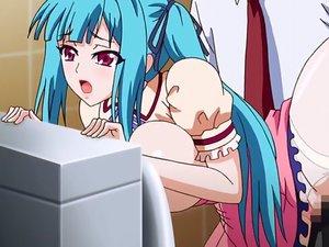 sexy anime blonde getting a cock in asshole