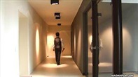 The man catches two horny tattooed women in lesbian play and immediately jumps in to fuck them.