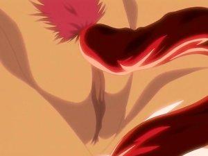three busty anime babes having group sex